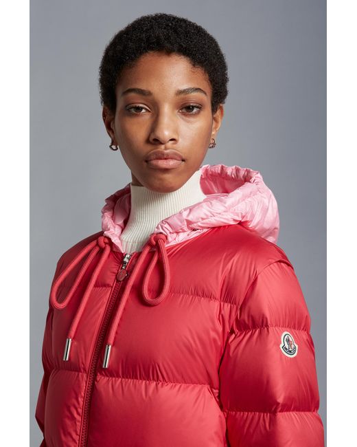 Moncler Red Dronieres Short Down Jacket