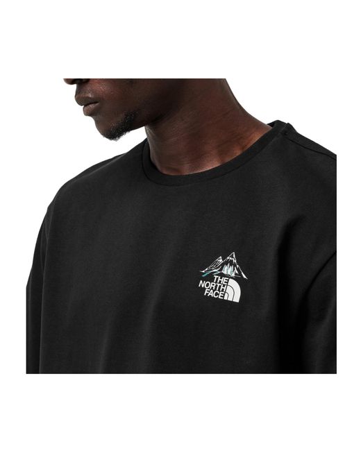 The North Face Black Oversized T-Shirt for men