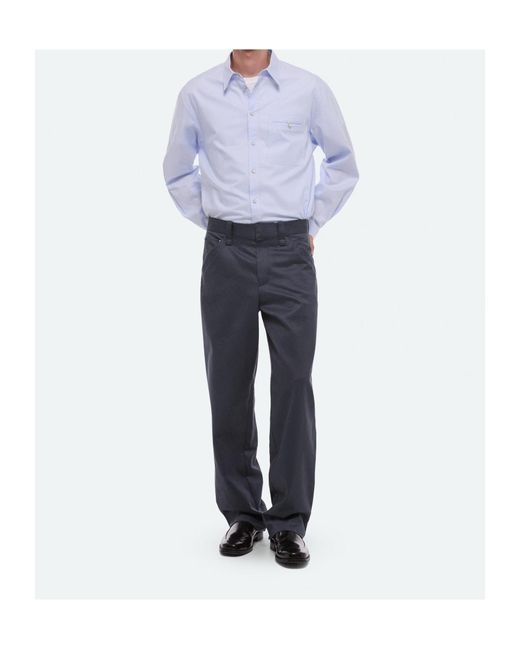 Helmut Lang Blue Chino Pants for men