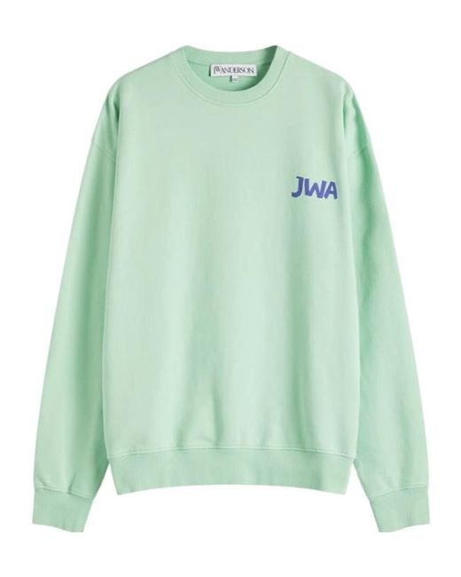 J.W. Anderson Green Crew Neck Sweatshirt for men