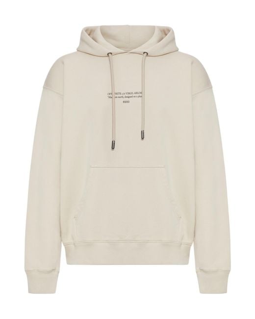 Off-White c/o Virgil Abloh White Statement Skate Hoodie for men