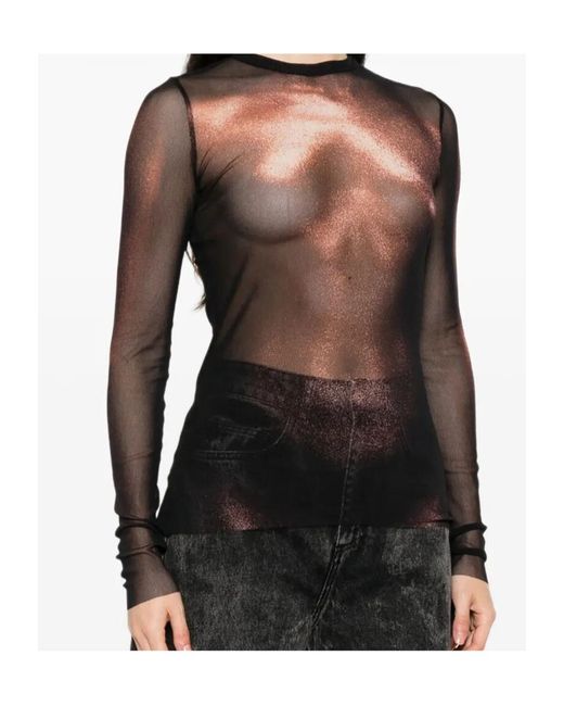 Jean Paul Gaultier Black Mesh T-Shirt