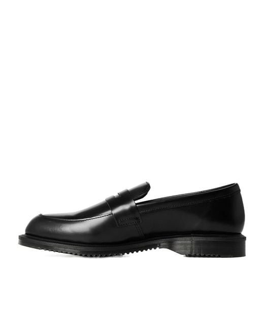 Dr. Martens Black Solid Color Loafers
