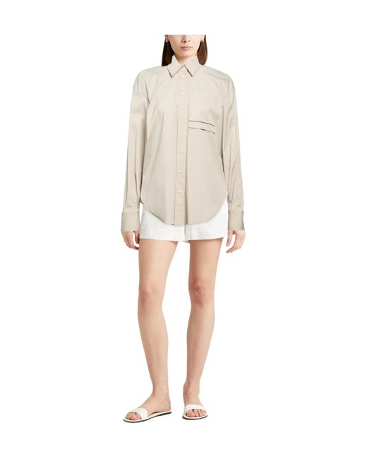 Brunello Cucinelli White Solid Colour Shirts