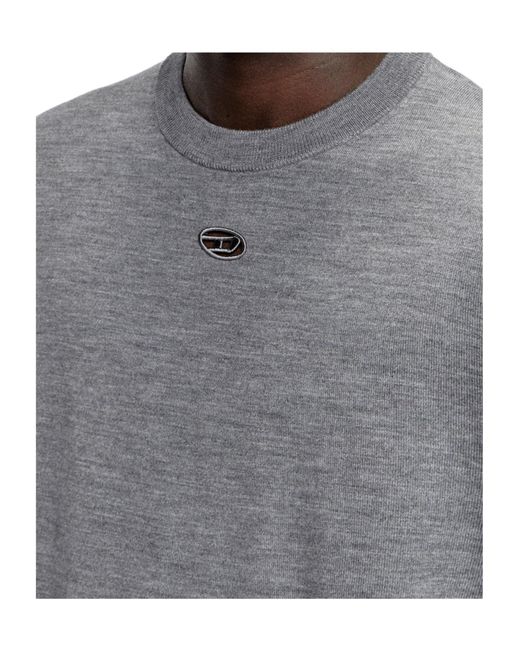 DIESEL Gray K-Valiam Jumper for men