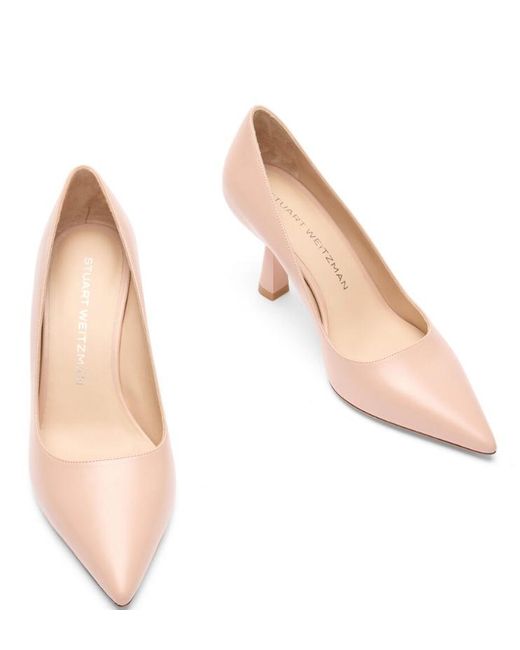 Stuart Weitzman Pink Stuart Sculpt 75