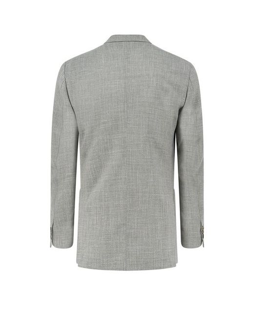 Lardini Gray Single-Breasted Two-Button Blazer for men