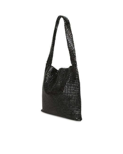 Rabanne Black Pixel Tote Bag