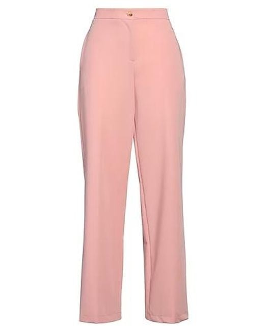 Saint Laurent Pink Straight-Leg Trousers