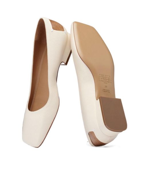 Maison Margiela White Four Stitches Décortiqué Ballerinas