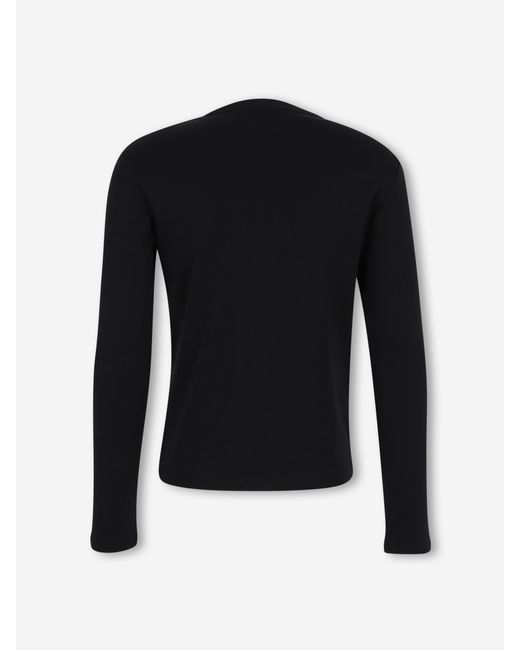 Rhude Black Long Sleeve T-Shirt for men