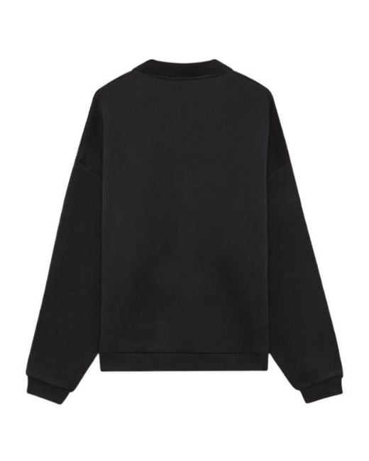 Autry Black Logo Polo Sweatshirt for men