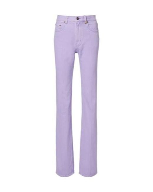 Chloé Purple Straight Jeans