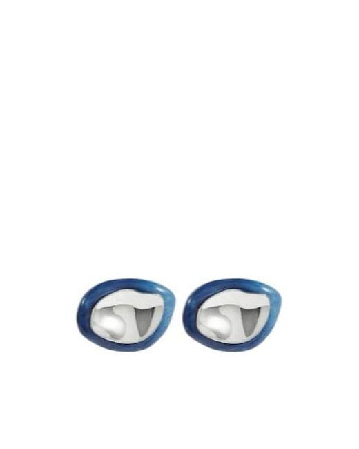 Jil Sander Blue Resin Earrings
