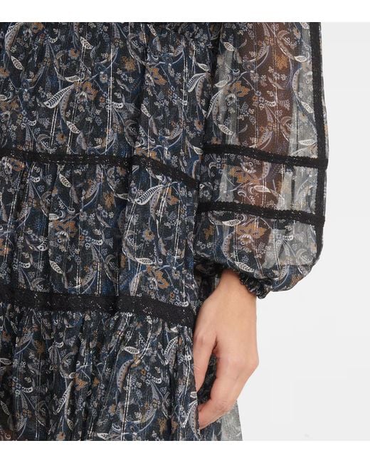 Veronica Beard Black Printed Mini Dress
