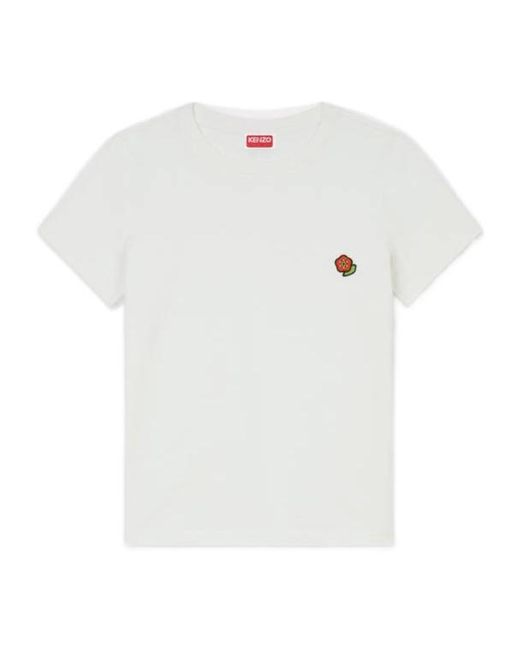 KENZO White Pop Crewneck Short-Sleeved T-Shirt