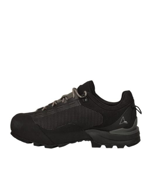 Roa Black Hida Low Reflective Trekking Sneakers for men