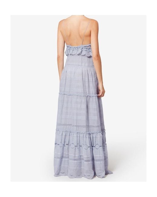 Isabel Marant Blue Isabel Marant Étoile Paule Floral Lace Dress