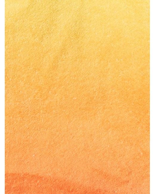 Casablanca Orange Logo Printed Towel for men