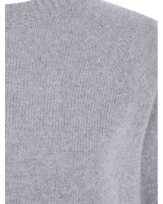 Seventy Gray Cashmere Round Neck Sweater