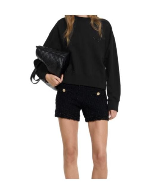 Gucci Black Horsebit Embroidered Crewneck Sweatshirt