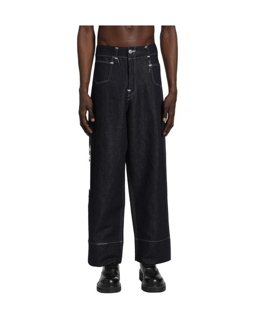Junya Watanabe Black X Levis Contrast-Stitch Jeans for men
