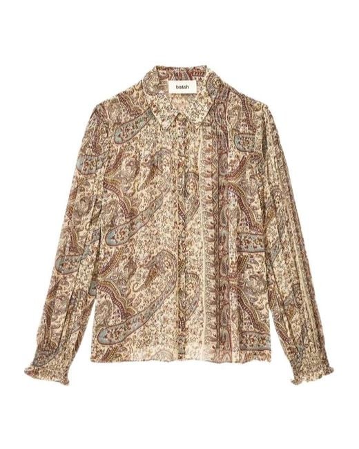 Ba&sh Natural Button-Down Shirt