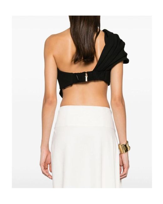Cult Gaia Black Delia Top