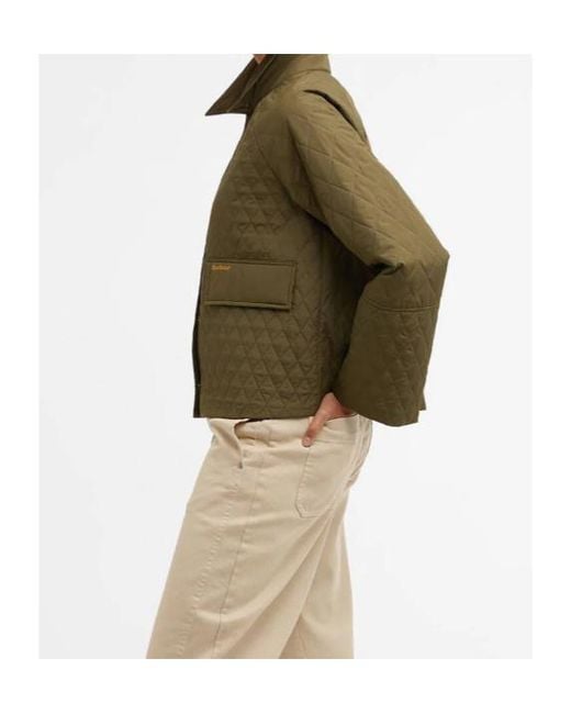 Barbour Green Kirby Quilted Jacket