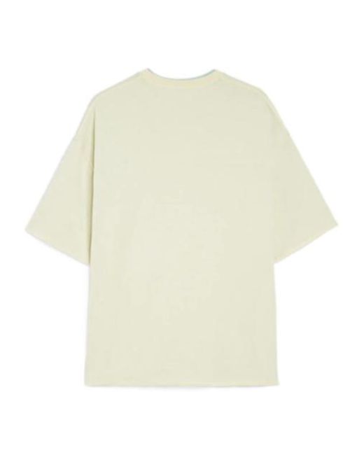 Jil Sander White Double Layer Crewneck T-Shirt for men