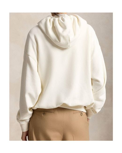 Polo Ralph Lauren White Polo Bear Hoodie
