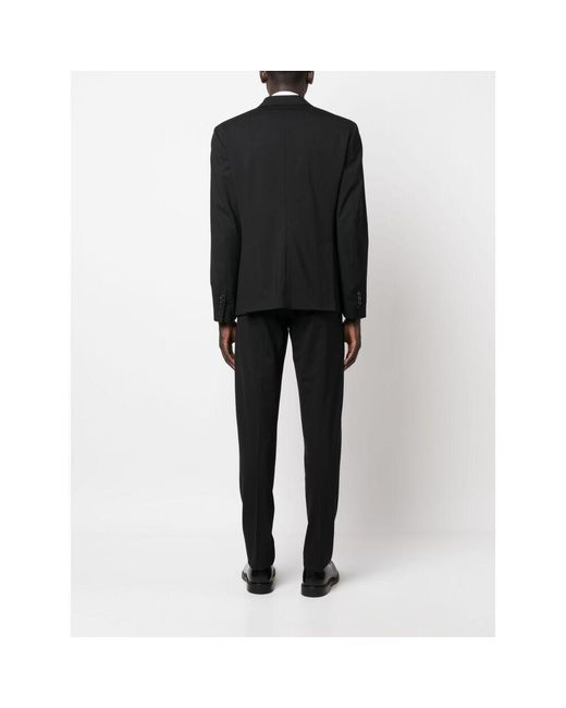 DSquared² Black Single-Breasted Two-Piece Tailored Suit for men