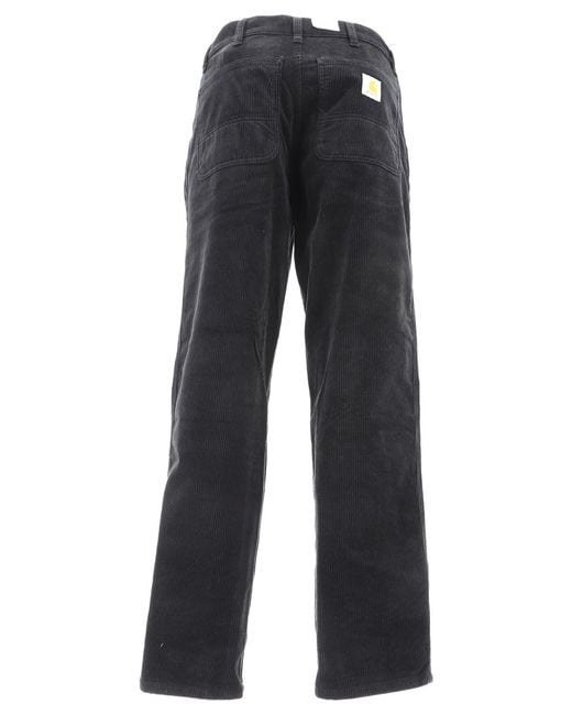 Carhartt Gray Logo Casual Pants for men