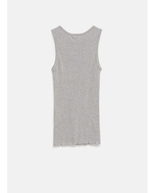 ERL Gray Crew Neck Vest for men