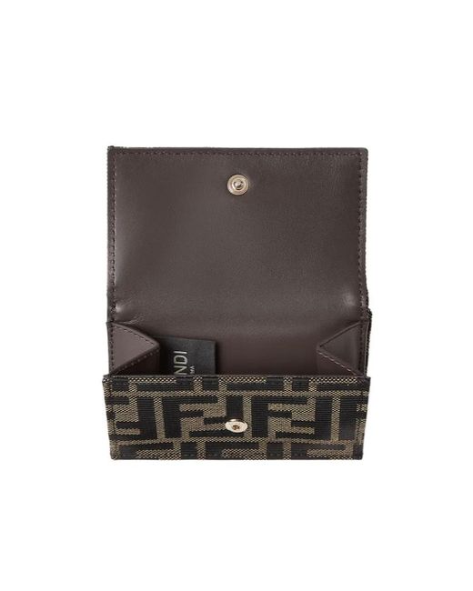 Fendi Black Mini Tube Trifold