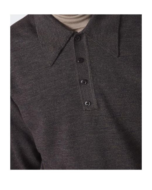 Lemaire Gray Long-Sleeved Sweater for men