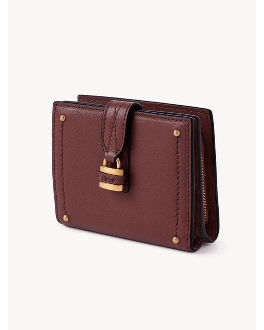 Chloé Red Paddington Square Wallet