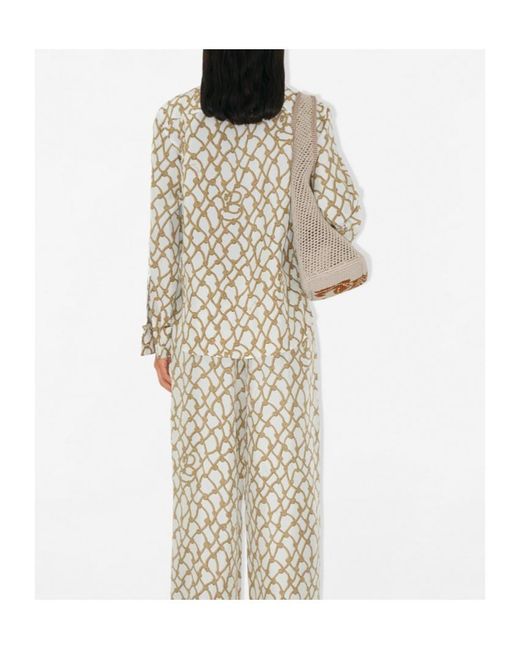 Burberry Natural Knot Silk Shirt