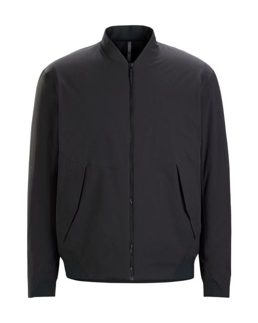 Veilance Black Diode Insulated Bomber Jacket for men