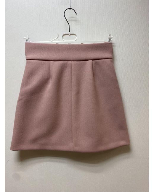 RED Valentino Pink A-Shaped Skirt