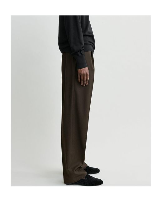 Totême Gray Totême Pleated Tailored Trousers
