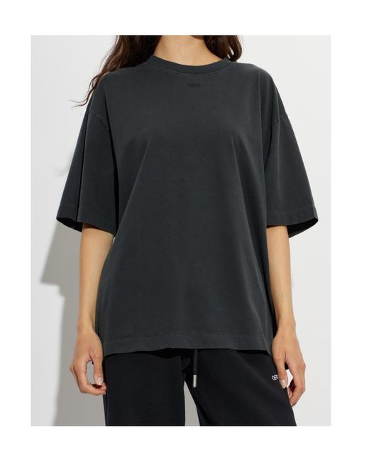 Off-White c/o Virgil Abloh Black Short-Sleeved T-Shirt