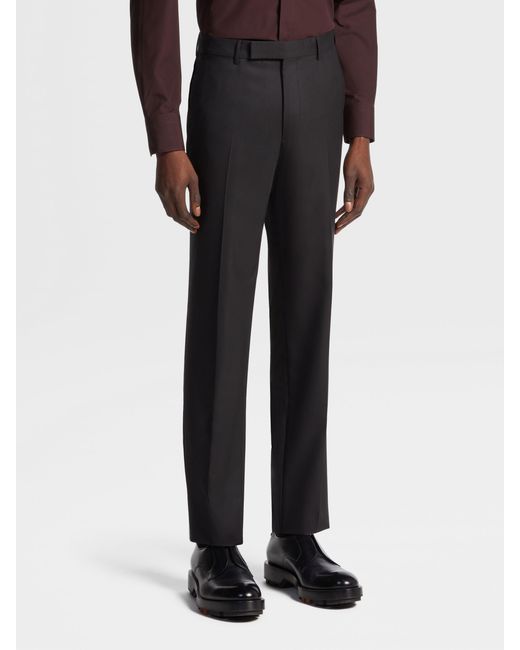 Zegna Black 15Milmil15 Tailored Trousers for men