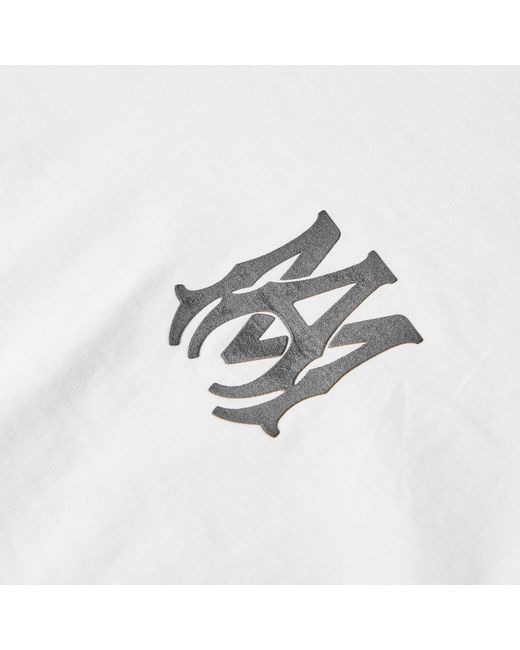Amiri White Crew Neck Casual T-Shirt for men