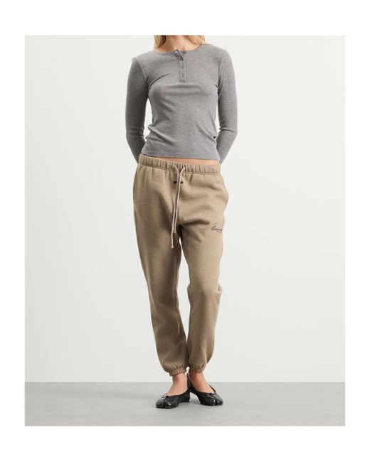 Fear Of God Natural Logo-Print Track Pants