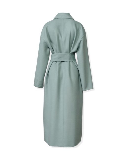 Fabiana Filippi Blue Belted Coat