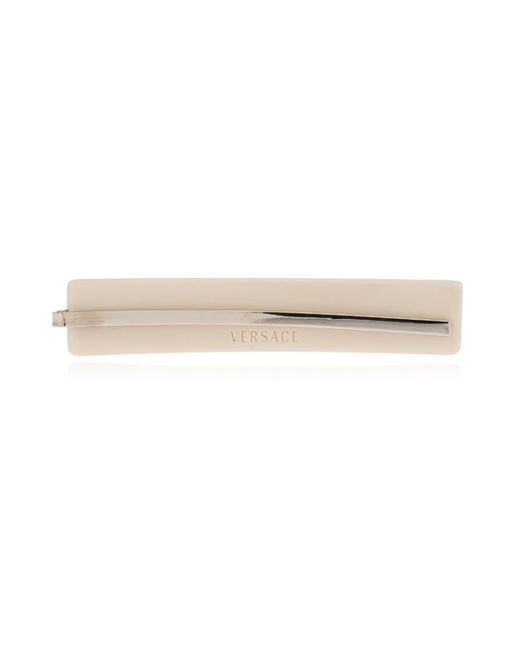 Versace Blue Plexa Hair Clip