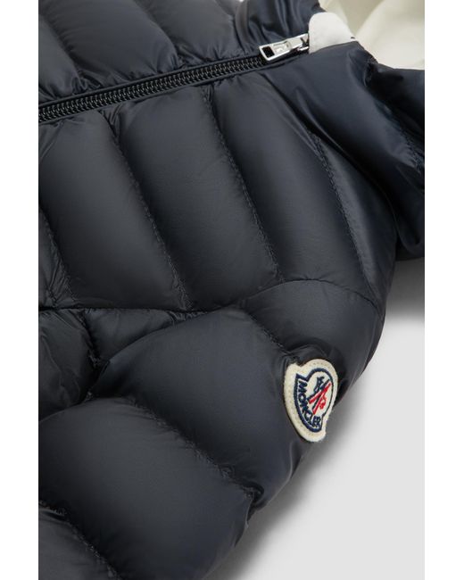 Moncler Blue Ige Hooded Down Jacket