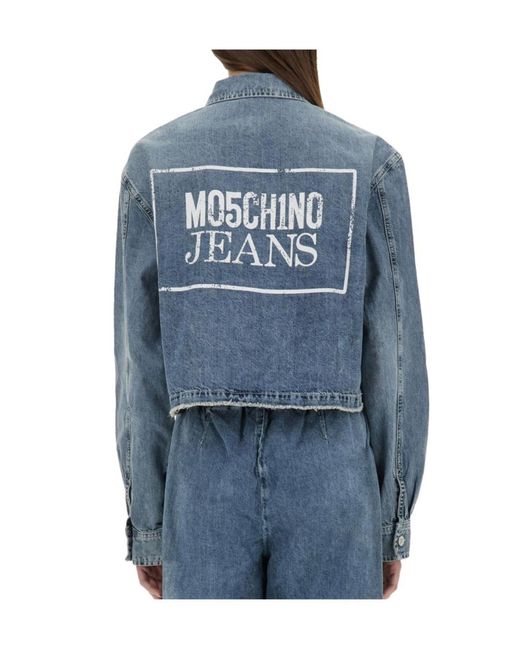 Moschino Blue Denim Jacket