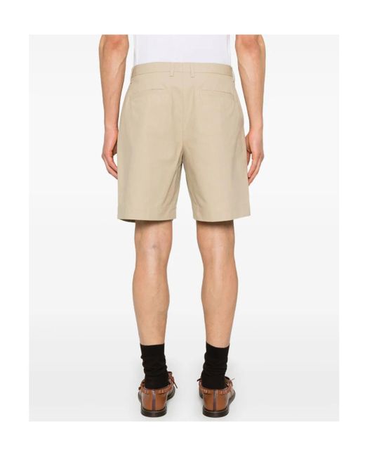 A.P.C. Natural Pleat Detailed Shorts for men